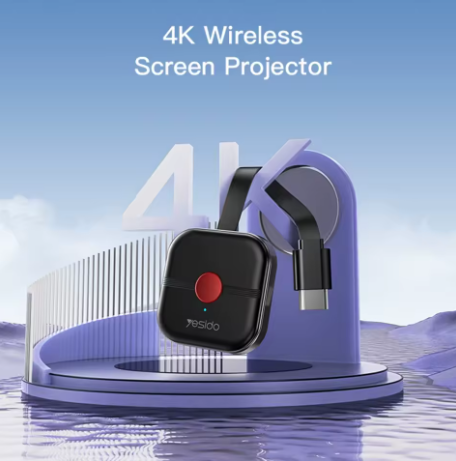 Yesido-Récepteur d'écran sans fil, TV 10 HD, 2.4G, 5G, 4K, WiFi, Dongle, Miracast, Projecteur, HDTV
