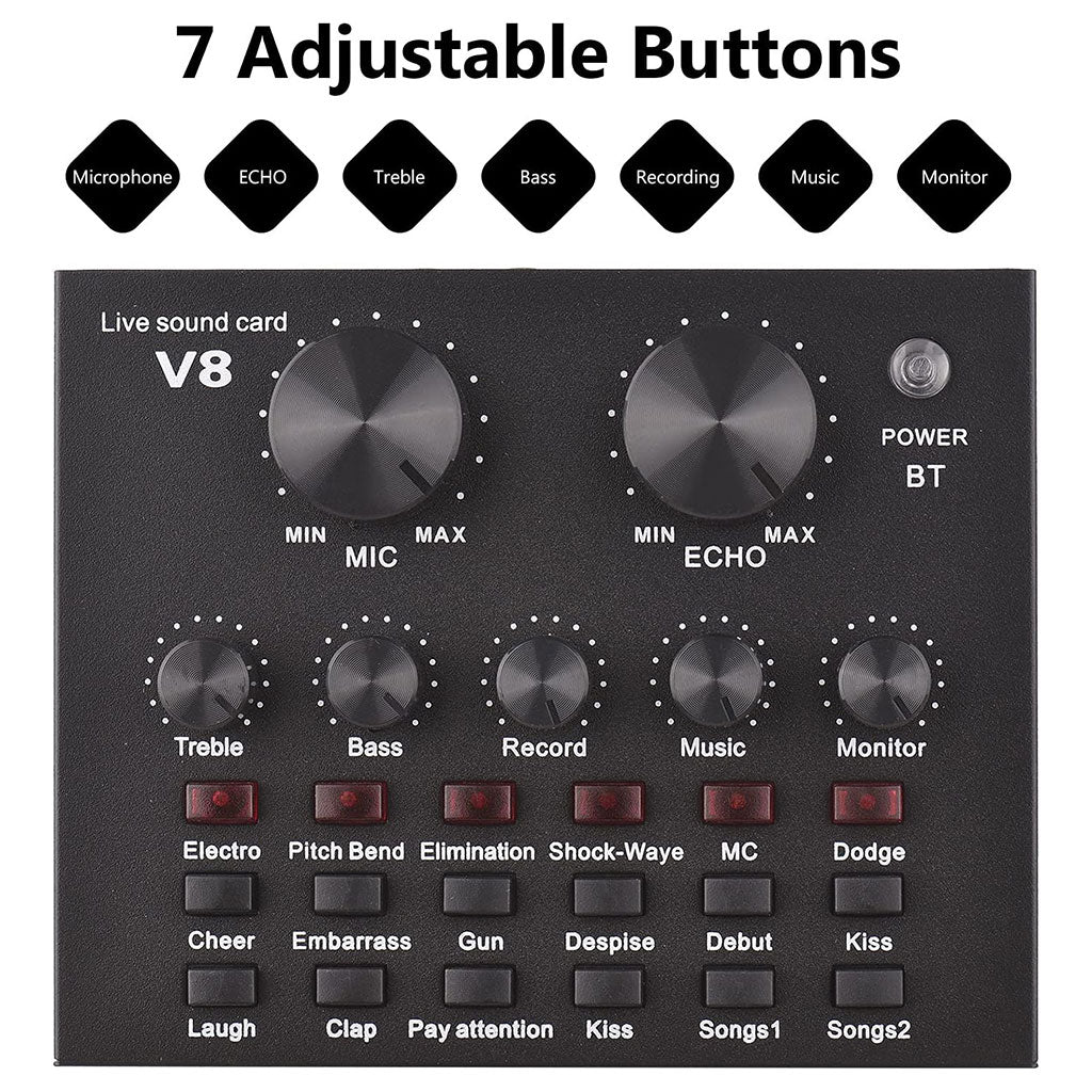 Cart son v8 + microphone