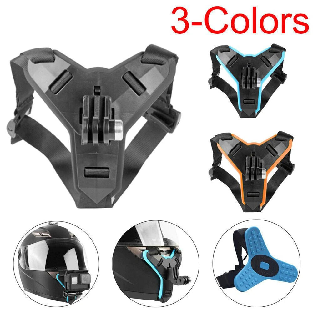 Support de mentonnière de casque de moto,