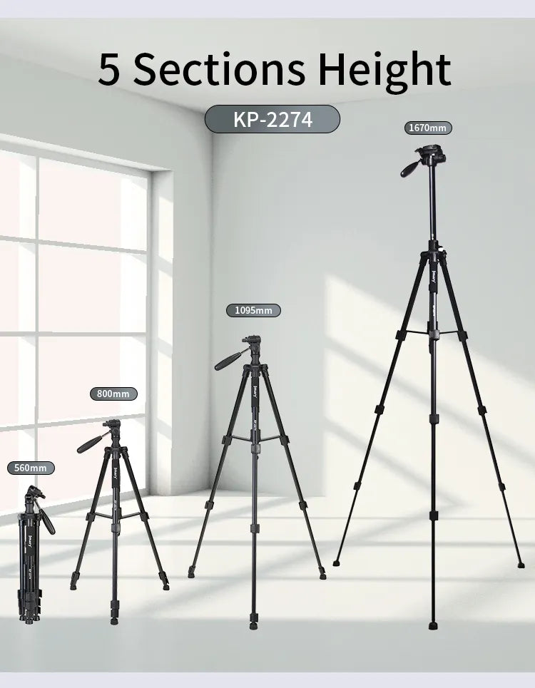 Trépied professionnel Jmary kp-2274.